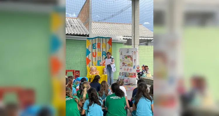 Veja a série de registros do trabalho realizado com os alunos.