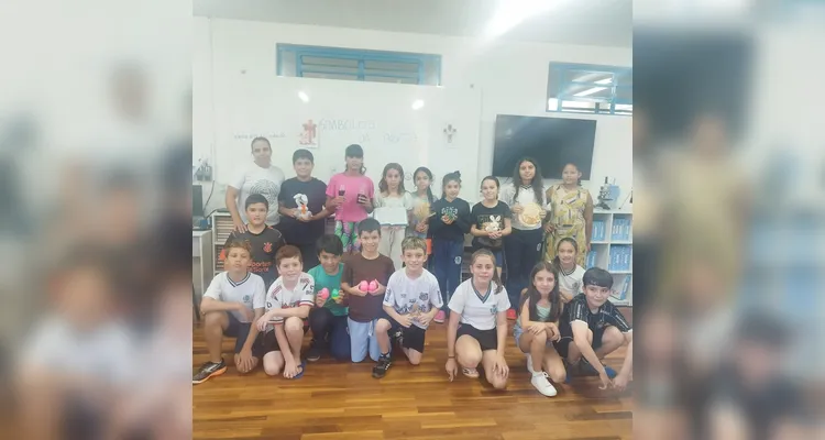 Confira os registros do trabalho em sala de aula.