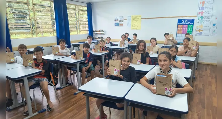 Confira os registros do trabalho em sala de aula.