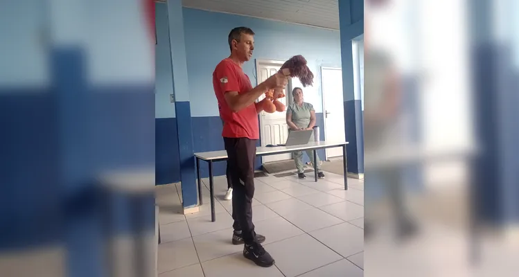 Veja os registros da ampla proposta em sala de aula.