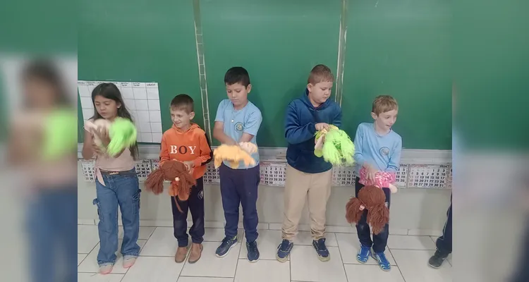 Veja os registros da ampla proposta em sala de aula.