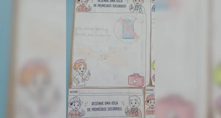 Veja os registros da ampla proposta em sala de aula.