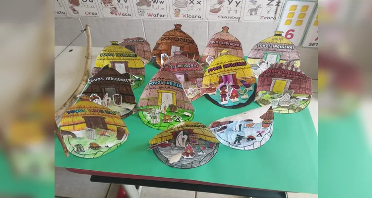 Veja os amplos registros em sala de aula.