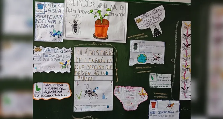 Veja a série de registros da ampla proposta em sala de aula.