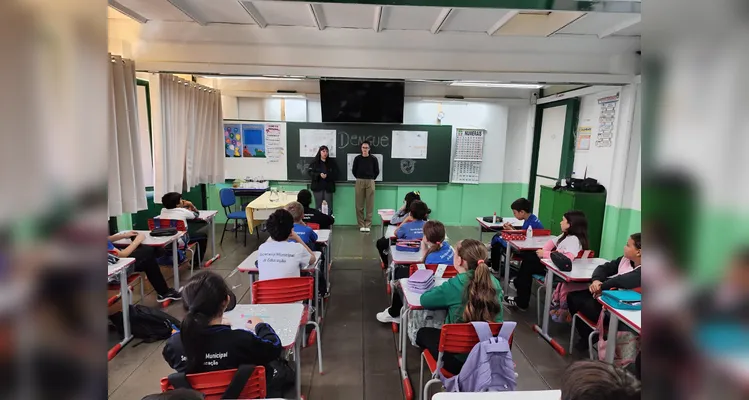 Confira os registros do trabalho em sala de aula.