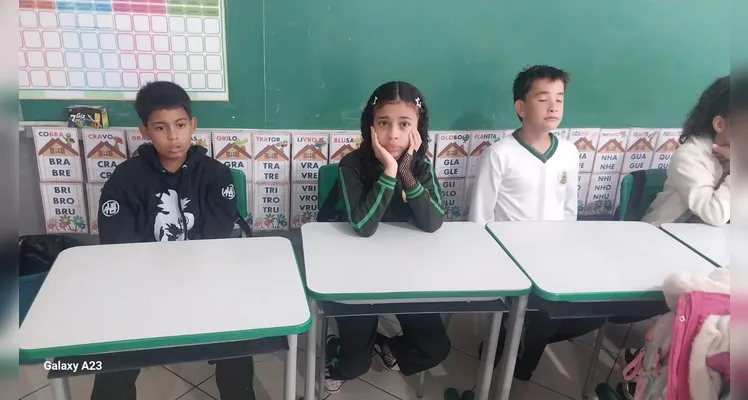 Confira a série de registros do amplo trabalho em sala de aula.