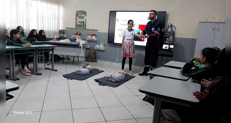 Confira a série de registros do amplo trabalho em sala de aula.