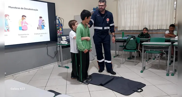 Confira a série de registros do amplo trabalho em sala de aula.