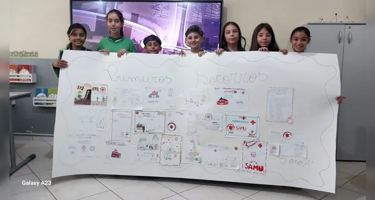 Confira a série de registros do amplo trabalho em sala de aula.