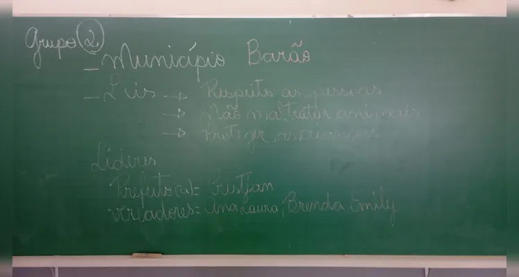 Veja os destaques do trabalho em sala de aula.