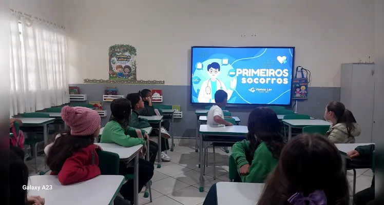 Confira a série de registros do amplo trabalho em sala de aula.