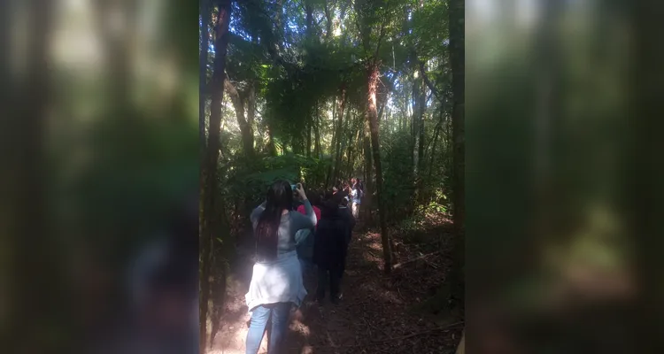 Confira a série de registros no local.