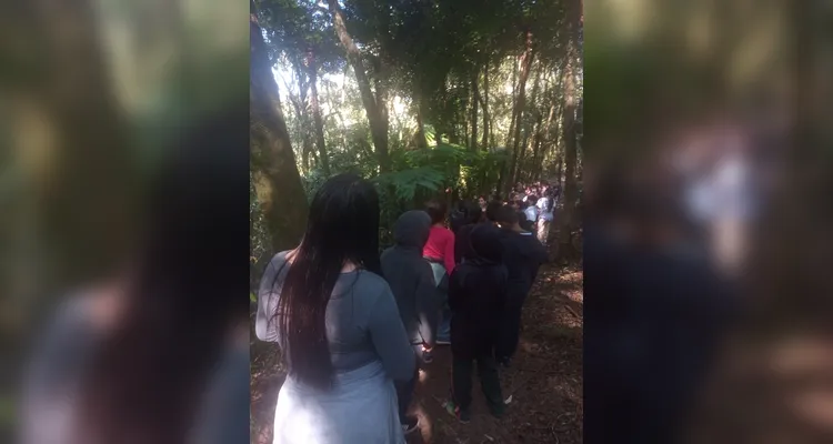 Confira a série de registros no local.