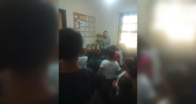 Confira a série de registros no local.