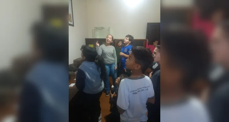 Confira a série de registros no local.