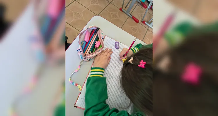 Após assistirem ao conteúdo, os alunos escreveram um texto destacando os aprendizados obtidos com a aula.