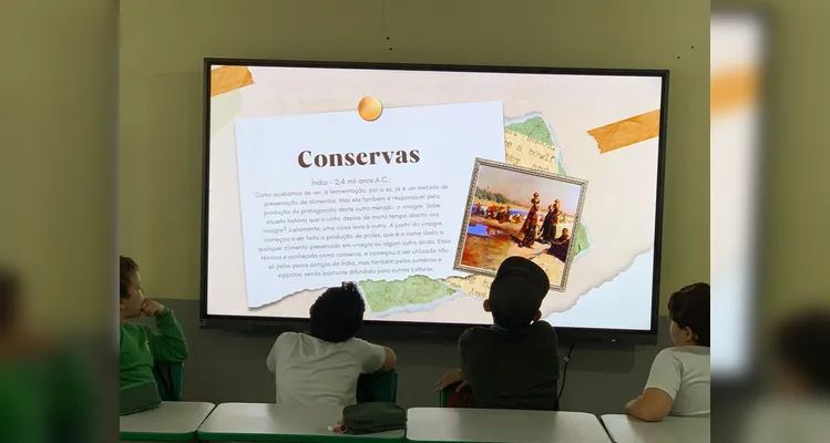 Confira a série de registros da ampla proposta em sala de aula.