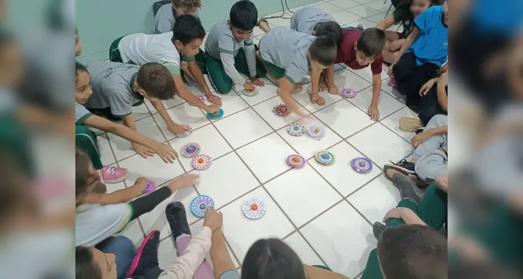 Confira alguns registros do trabalho em sala de aula.