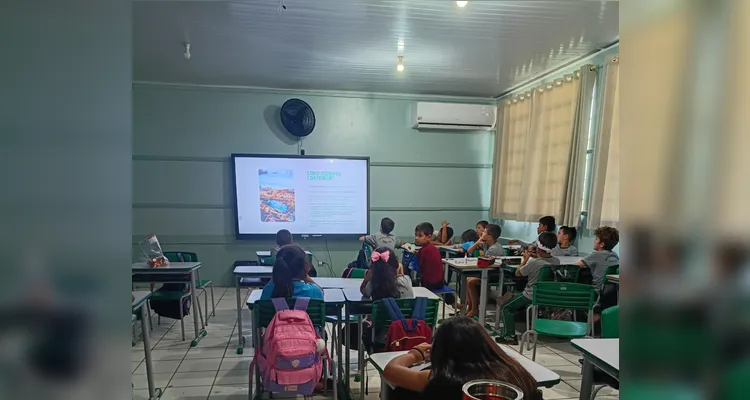 Confira alguns registros do trabalho em sala de aula.