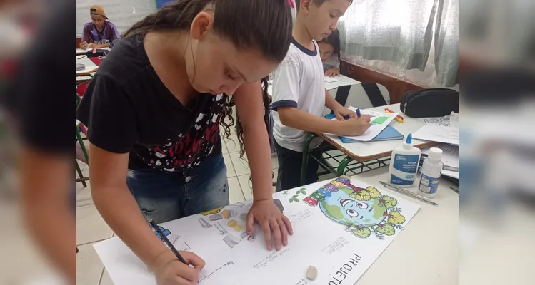 Confira os registros do trabalho em sala de aula.