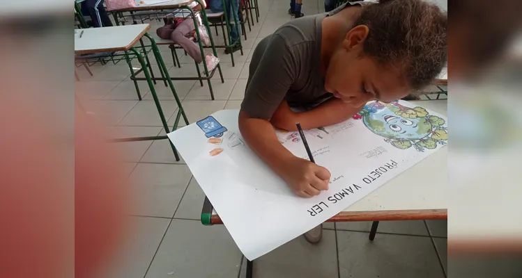 Confira os registros do trabalho em sala de aula.