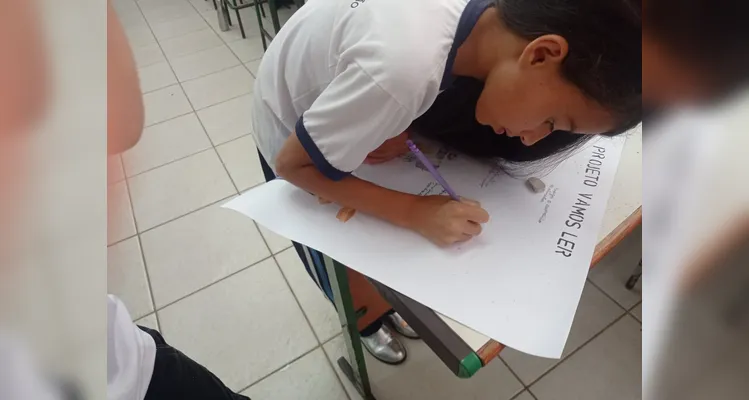 Confira os registros do trabalho em sala de aula.