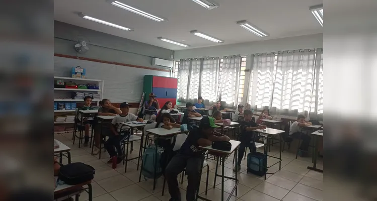 Confira os registros do trabalho em sala de aula.
