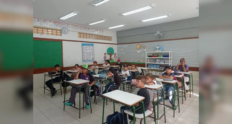 Confira os registros do trabalho em sala de aula.