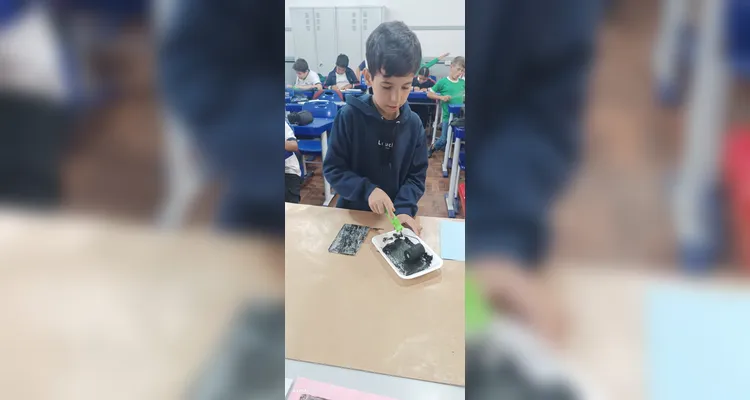 Confira os registros do trabalho realizado pelos alunos.