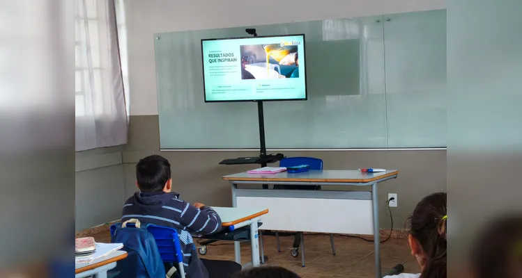 Veja os registros do trabalho em sala de aula.