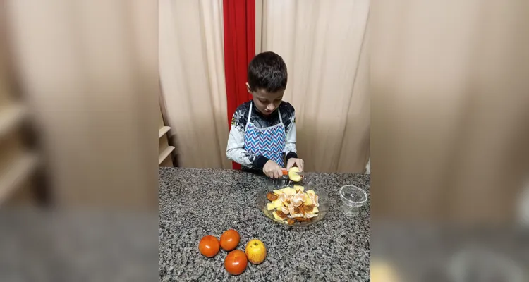 Confira os registros do trabalho na escola e em casa.