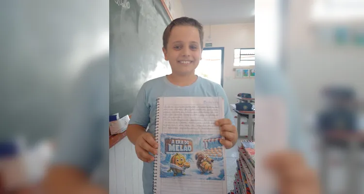 Confira os registros do trabalho na escola e em casa.