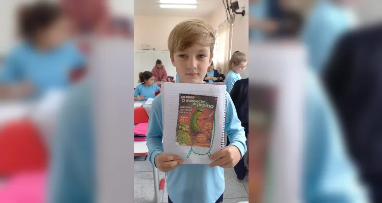 Confira os registros do trabalho na escola e em casa.