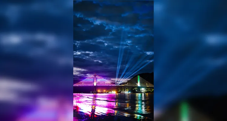 Veja novas fotos da Ponte de Guaratuba no litoral do Paraná