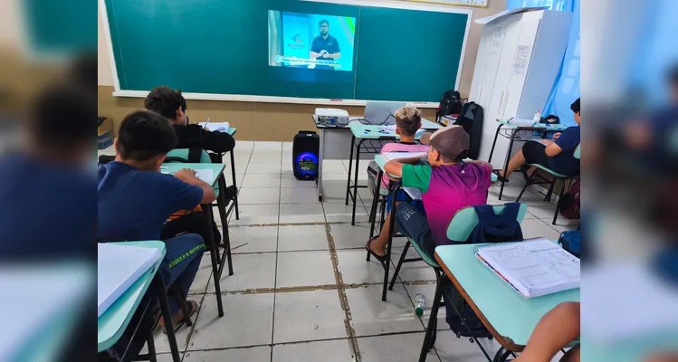 Confira a série de registros dentro e fora da sala de aula.