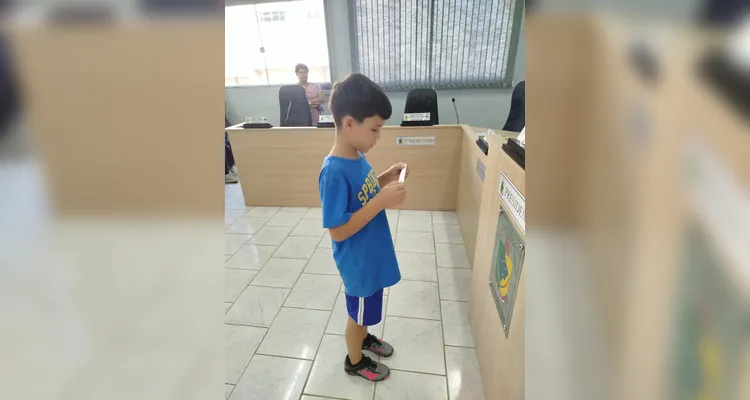 Confira a série de registros da saída a campo dos alunos.