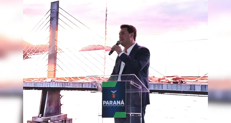 Governador Ratinho Jr. inaugura a Ponte de Guaratuba, antigo sonho dos paranaenses