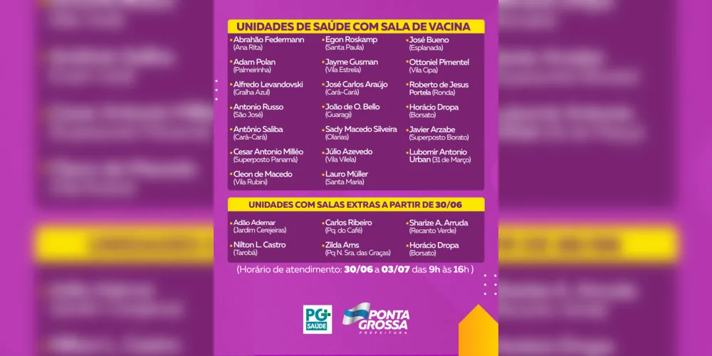 Imagem ilustrativa da imagem Campanha de vacinação contra a gripe avança em PG