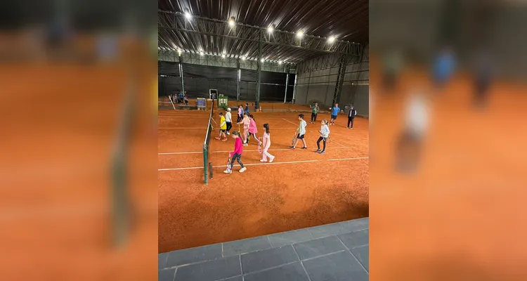 Festival Kids de Tênis reúne 40 crianças em tarde especial