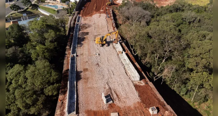 Ligação da Anita Garibaldi evolui e atinge 90% de execução em maio
