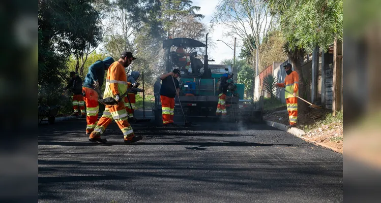 Pavimentação no Lagoa Dourada chega à reta final com investimento de R$ 25 mi