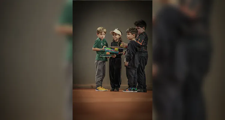 Festival Kids de Tênis reúne 40 crianças em tarde especial