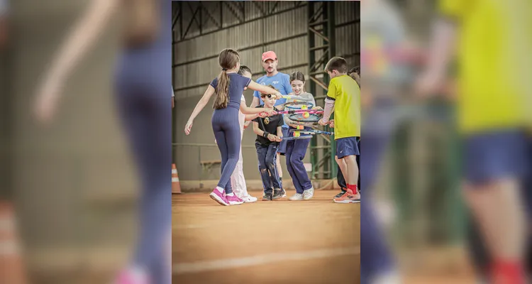 Festival Kids de Tênis reúne 40 crianças em tarde especial