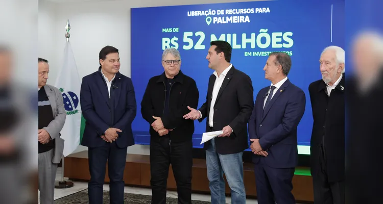 Foram destinados R$ 52 milhões para Palmeira.
