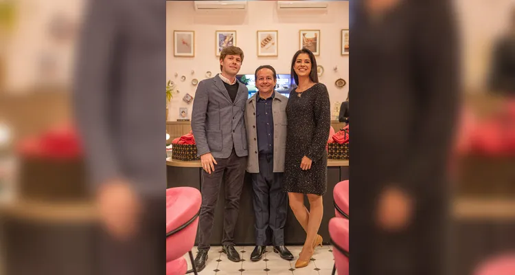 Eduardo Silva, este colunista e Majenna Silva