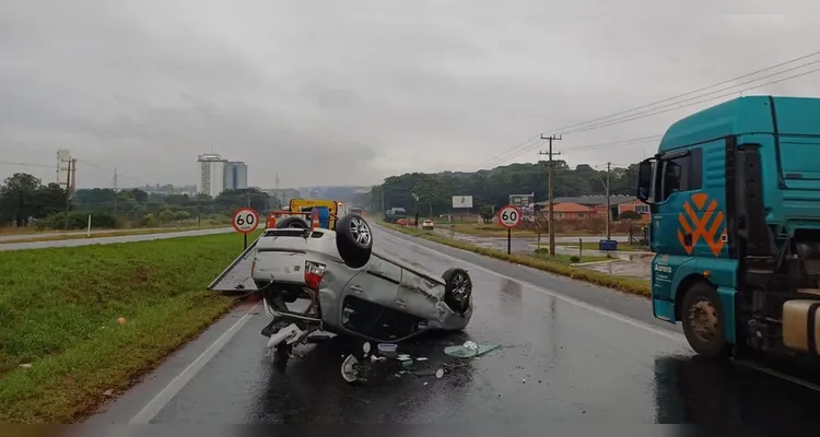 Trecho urbano da BR-376 concentra alto índice de acidentes em Ponta Grossa