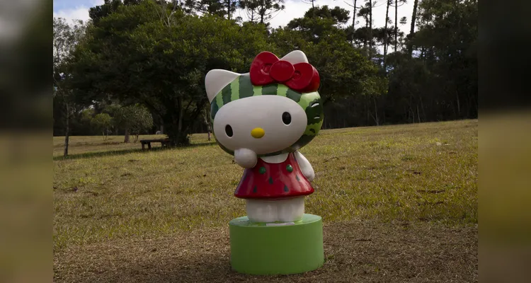 Parque Vila Velha abre temporada de férias com exposição 'Hello Kitty Parade'
