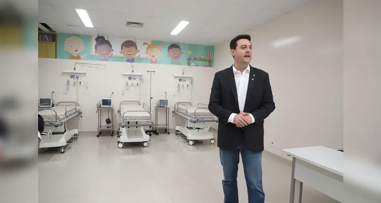 O governador Carlos Massa Ratinho Junior inaugurou o Hospital da Criança Irmã Maria Calista, de Maringá