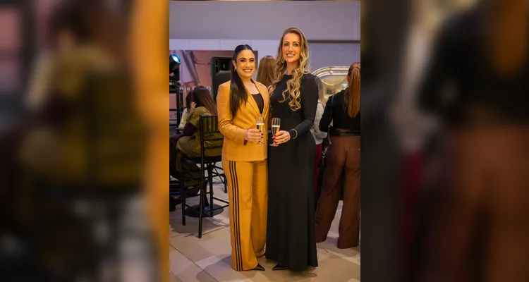 As empresárias Aline Andrade e Maiza Hoffmann