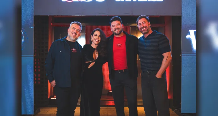 Jeison Gelaki, Nadja Marques,  Anderson Andrade e Fernando Gawronski